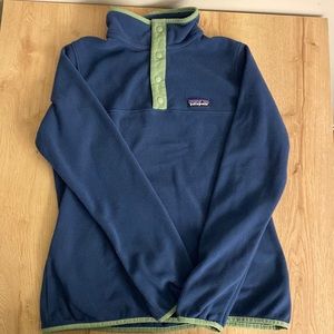 Patagonia Fleece, Navy. Patagonia Micro D Snap Pullover
